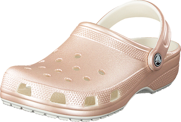 metallic crocs