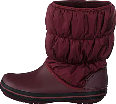 Crocs - Winter Puff Boot Women Burgundy/black