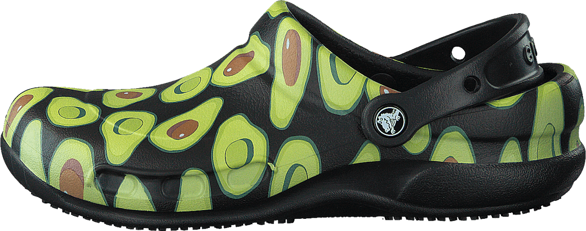 Bistro Graphic Clog Black/volt Green