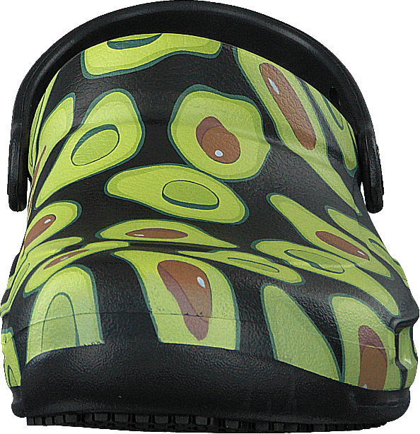 Bistro Graphic Clog Black/volt Green