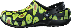 Crocs - Bistro Graphic Clog Black/volt Green