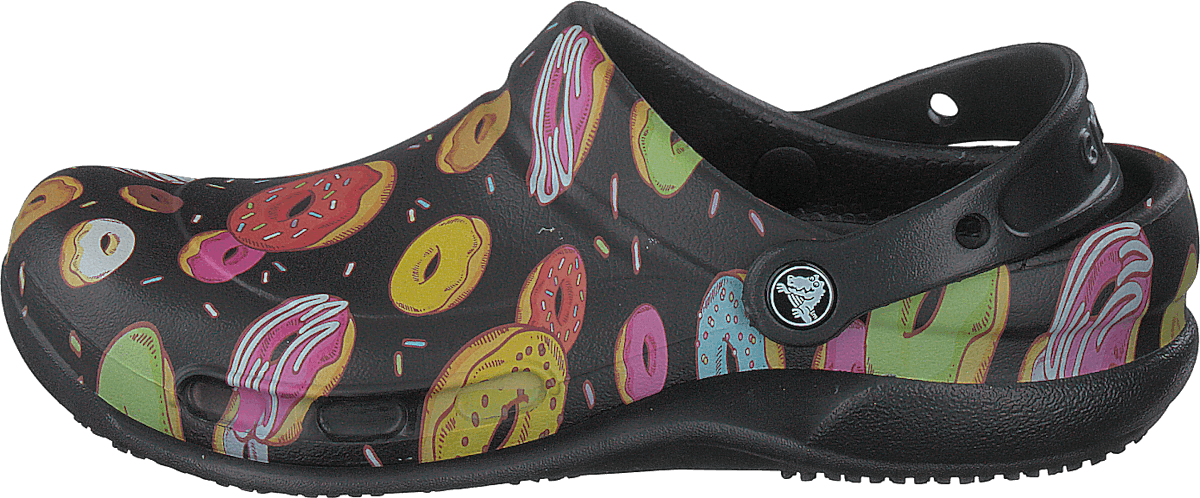 Bistro Graphic Clog Black/multi Donuts