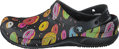 Crocs - Bistro Graphic Clog Black/multi Donuts
