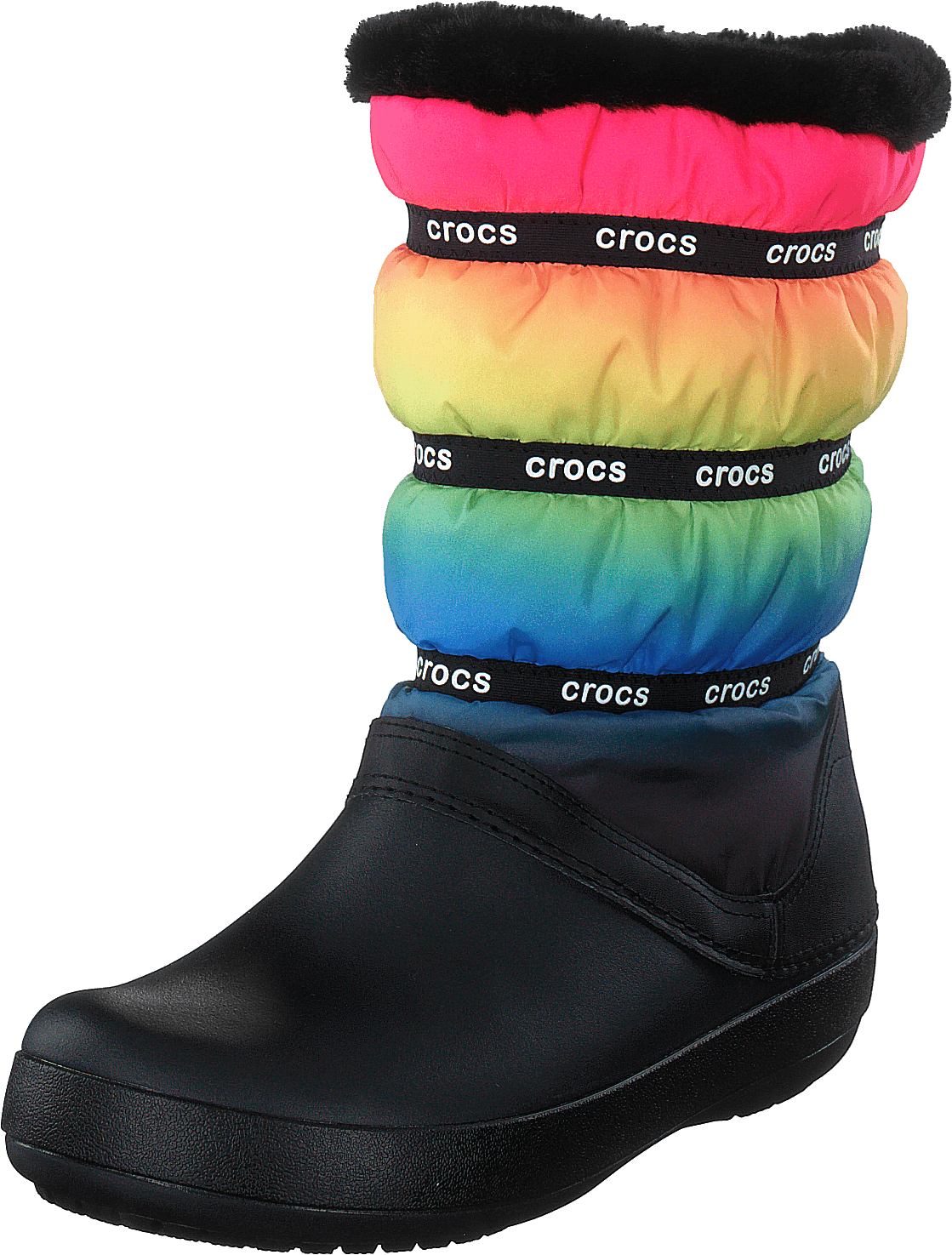 Crocband Neo Puff Wintr Boot W Neon Ombre/black