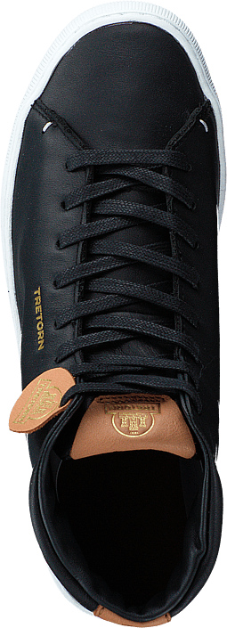 Tretorn - Tournament Leather Hi Wp Black/white