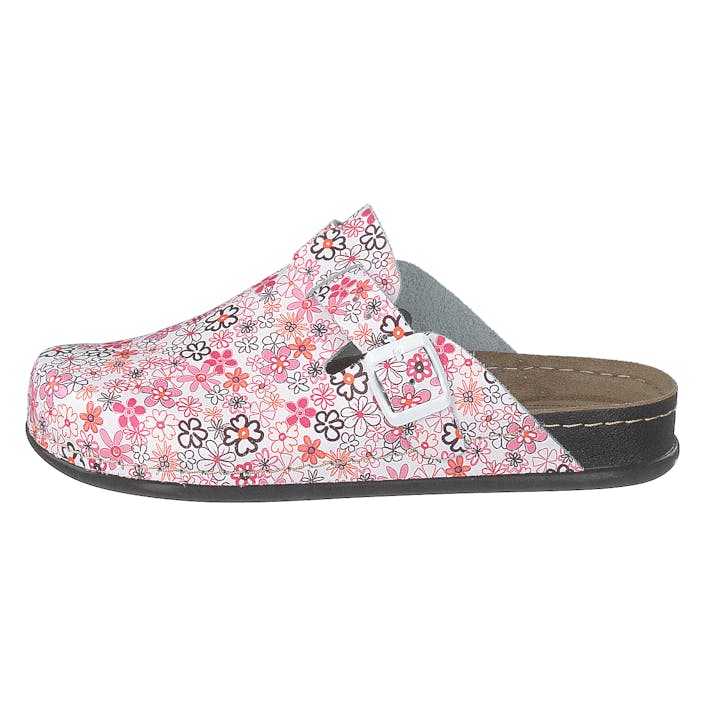 Aries Multi Flower, Female, Shoes, Sandals and Slippers, slippers, Brown/Pink, EU 41