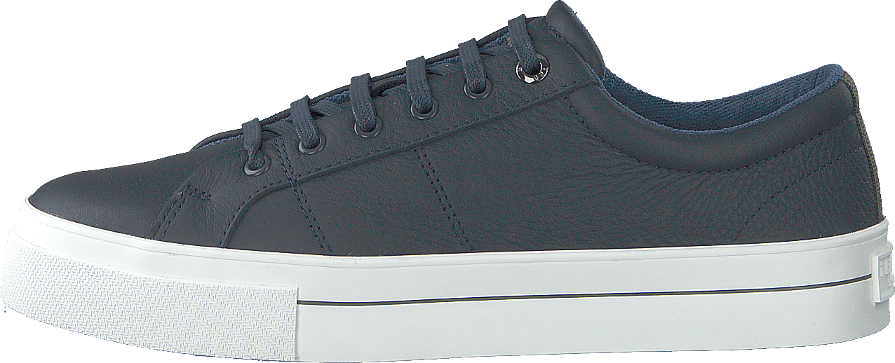 Ephran Dark Blue Leather, Male, Shoes, Trainers, Sneakers, Grey/Blue, UK 6