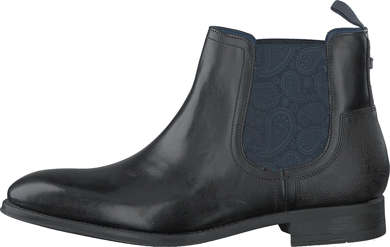 Travic Black Leather, Male, Shoes, Boots, chelsea boots, Grey, UK 8