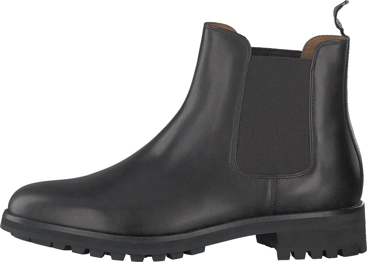 Bryson Leather Chelsea Boot Black