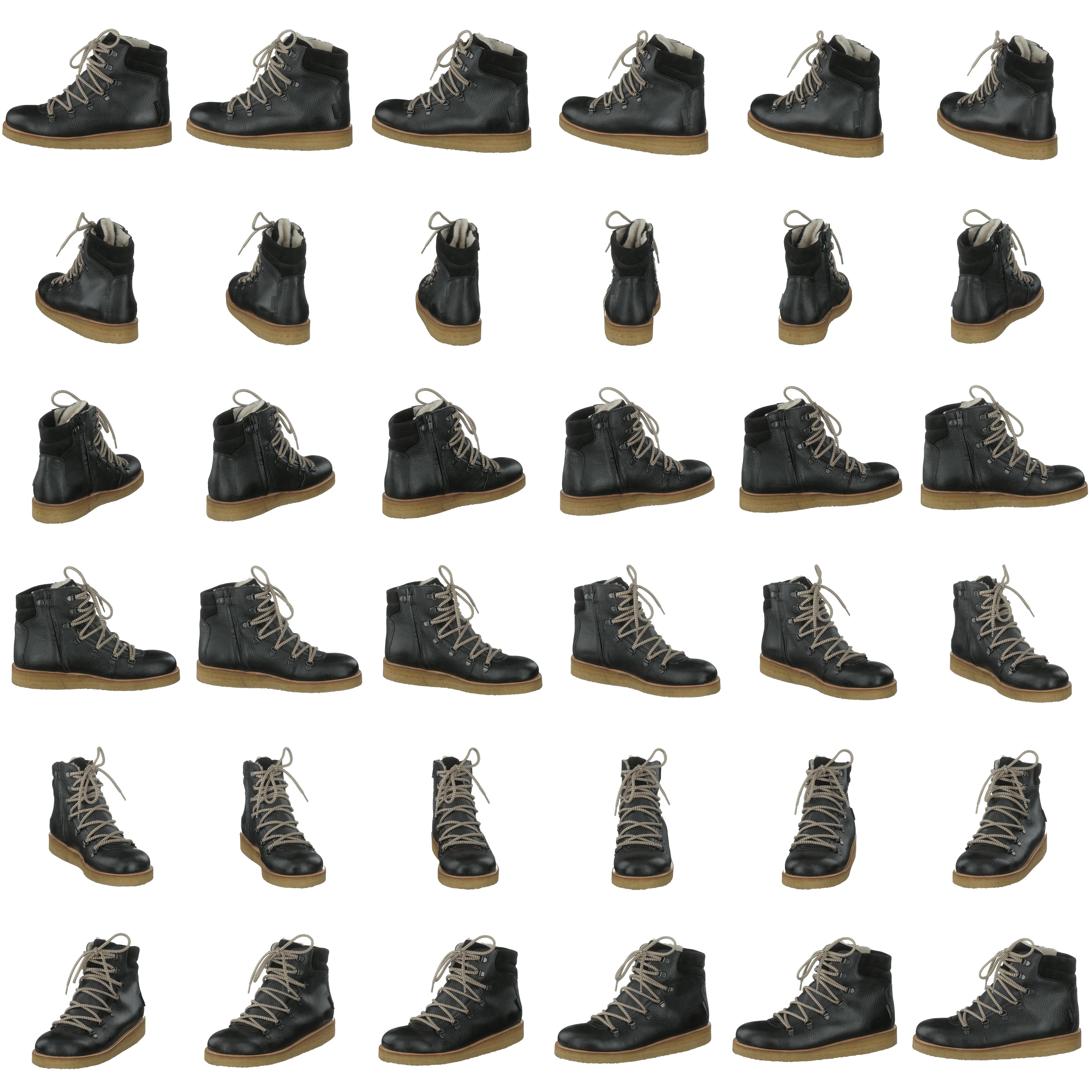 Tex-boot With Laces And Zipper Black - Bild 8