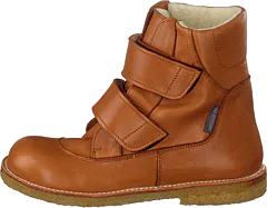Angulus - Tex-boot With Velcro Straps Cognac