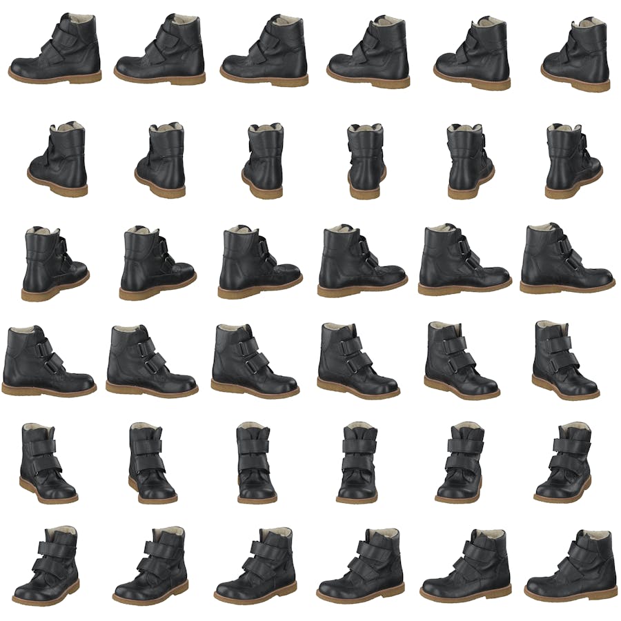 Tex-boot With Velcro Straps Black - Bild 8