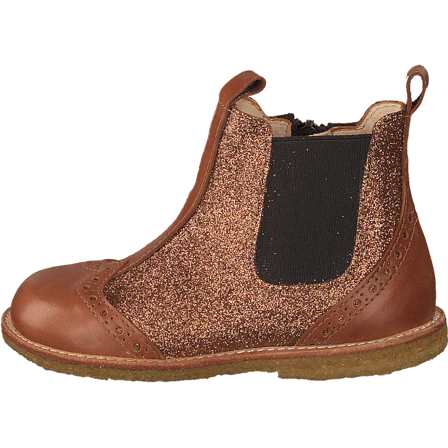 Starter Chelsea Boot With Elas Cognac/rust Gl./brown