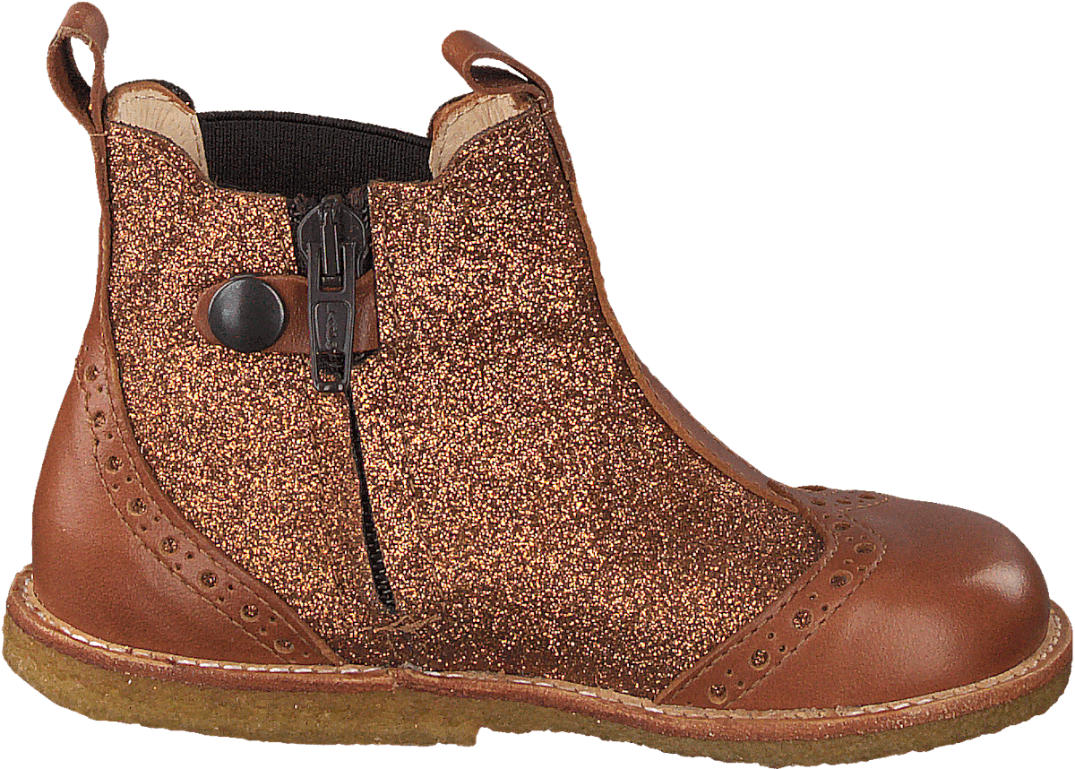 Starter Chelsea Boot With Elas Cognac/rust Gl./brown