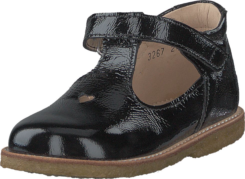 Starter Mary Janes With Heart Black