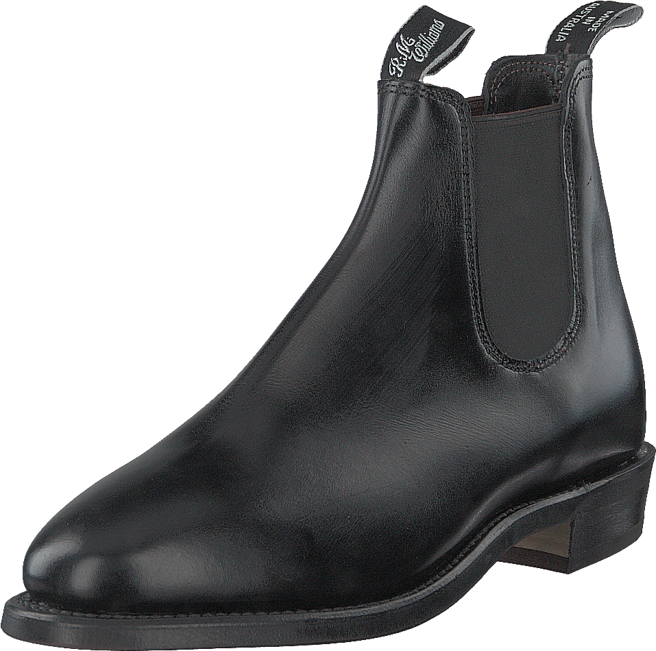 Adelaide Rubber Sole (g Fit) Black