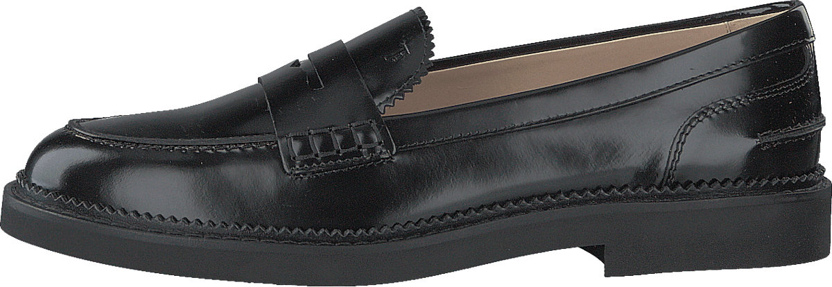 Gommino Leather Loafers Nero