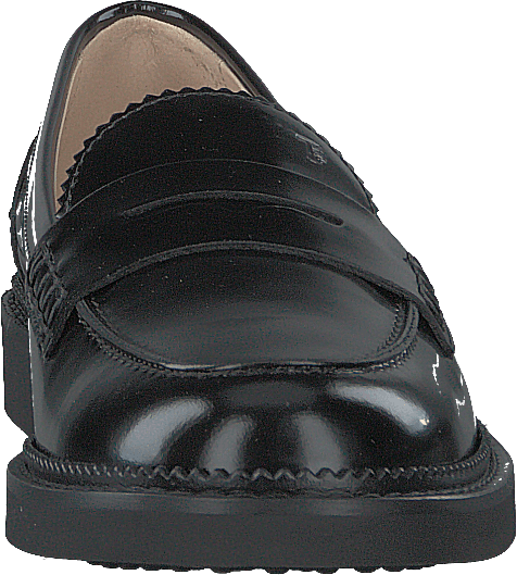 Gommino Leather Loafers Nero