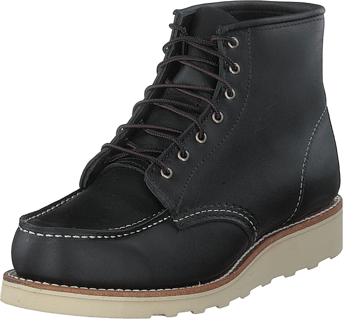 red wing classic moc black