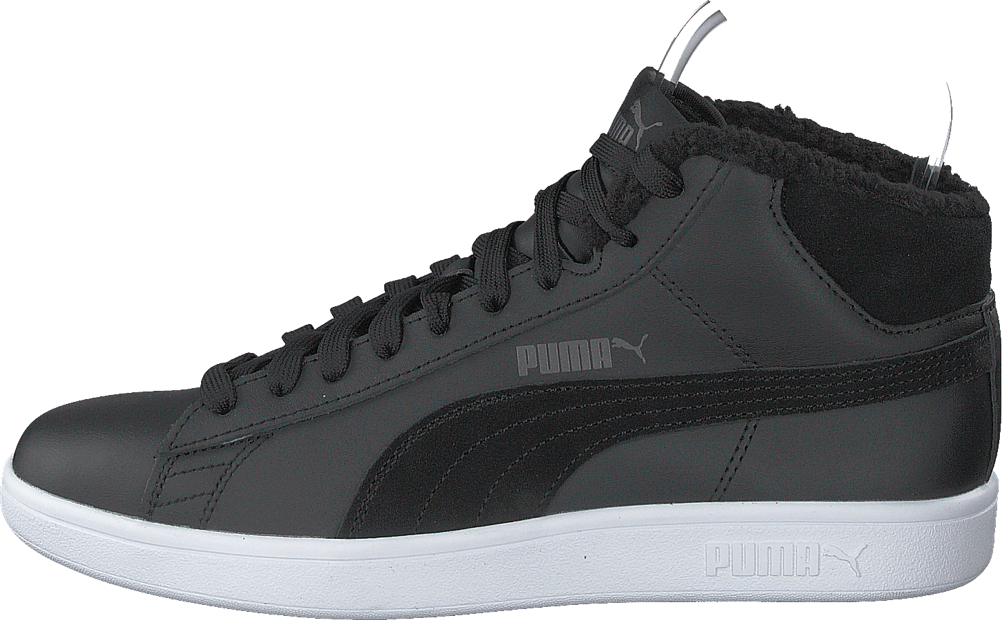 Puma Smash V2 Mid Wtr L Puma Black-dark Shadow- White, Unisex, Skor, Sneakers, höga sneakers, Svart, EU 40