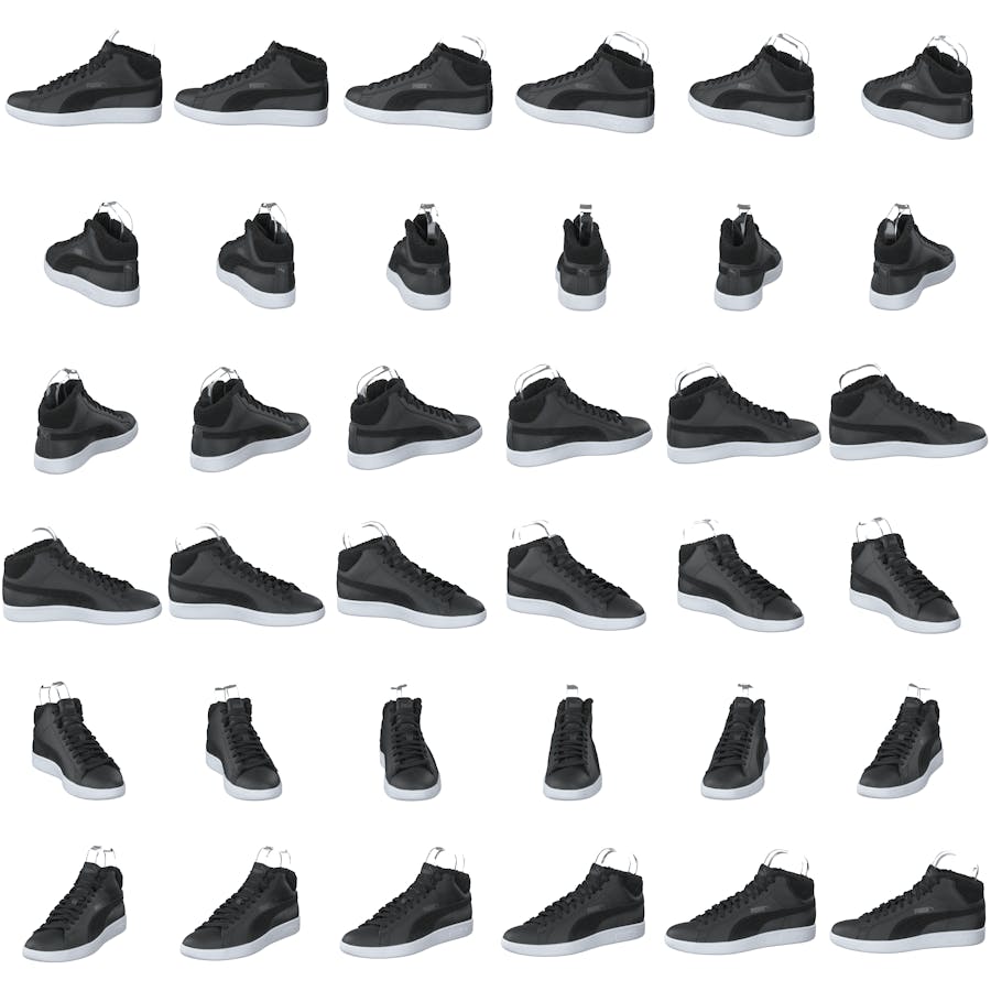 Puma Smash V2 Mid Wtr L Puma Black-dark Shadow- White - Bild 8