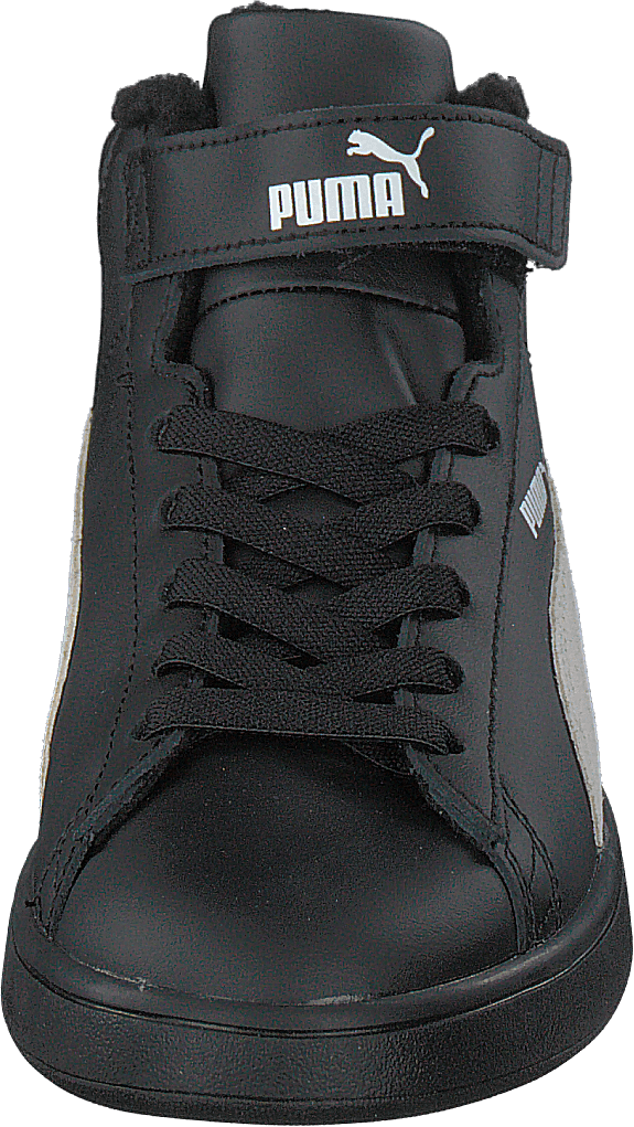 Puma Smash V2 Mid L Fur Ps Puma Black-whisper White - Bild 4