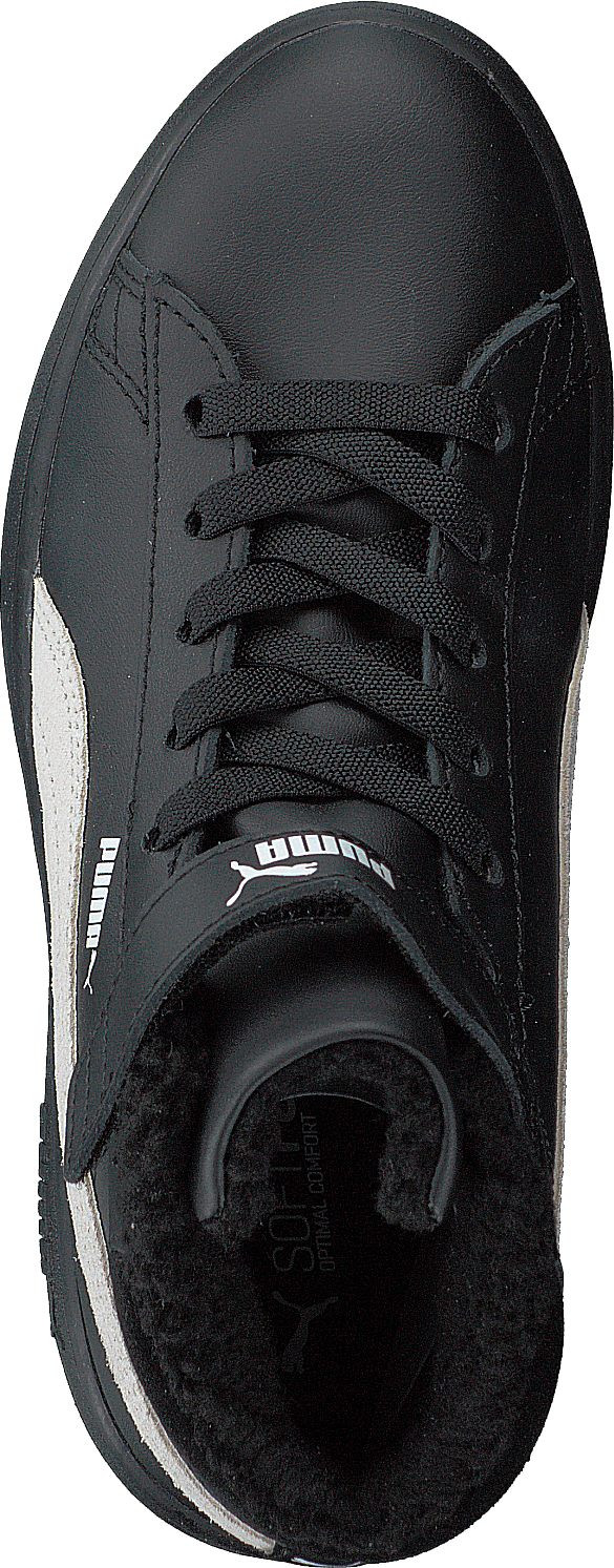 Puma Smash V2 Mid L Fur Ps Puma Black-whisper White - Bild 6
