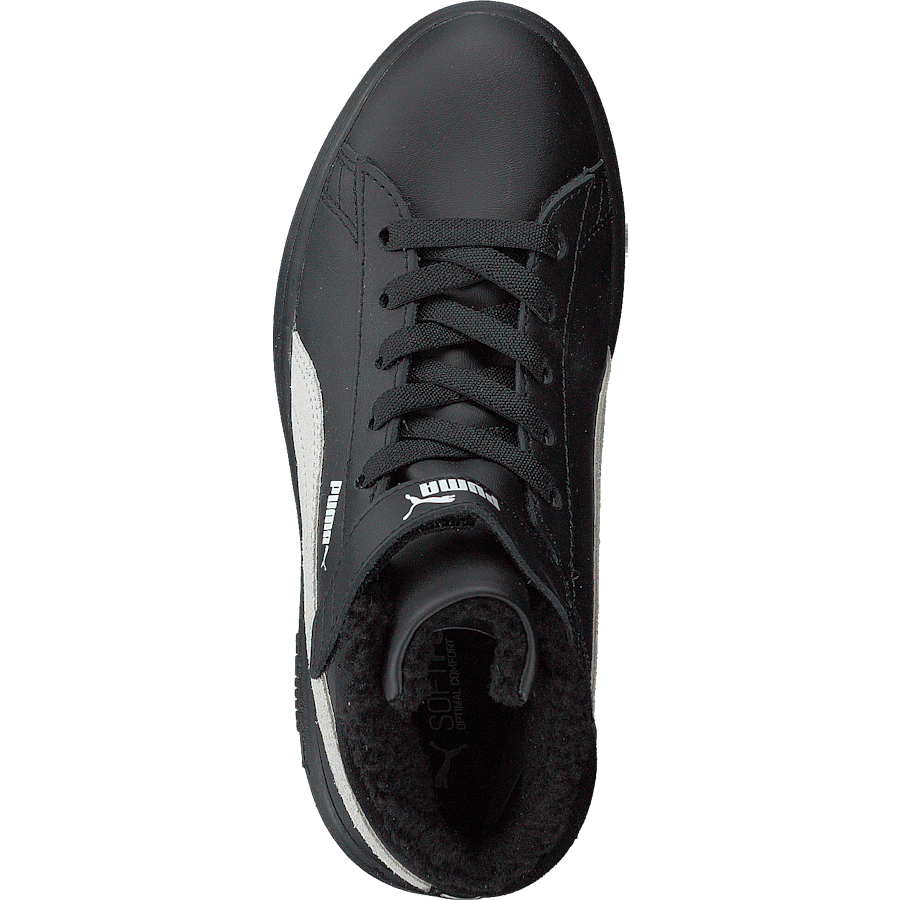 Puma Smash V2 Mid L Fur Ps Puma Black-whisper White - Bild 6