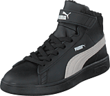 Puma Smash V2 Mid L Fur Ps Puma Black-whisper White - Bild 9