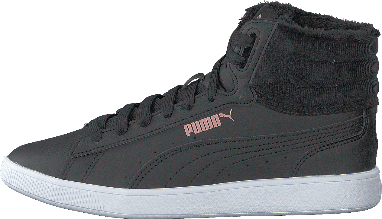 Puma Vikky V2 Mid Wtr Puma Black-bridal Rose- White, Female, Shoes, Trainers, high-top sneakers, Black, UK 8