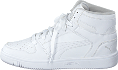 Puma - Puma Rebound Layup Sl Jr Puma White- Black-gray Violet