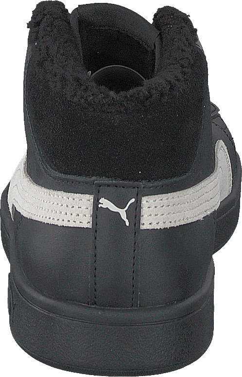 Puma Smash V2 Mid L Fur Jr Puma Black-whisper White