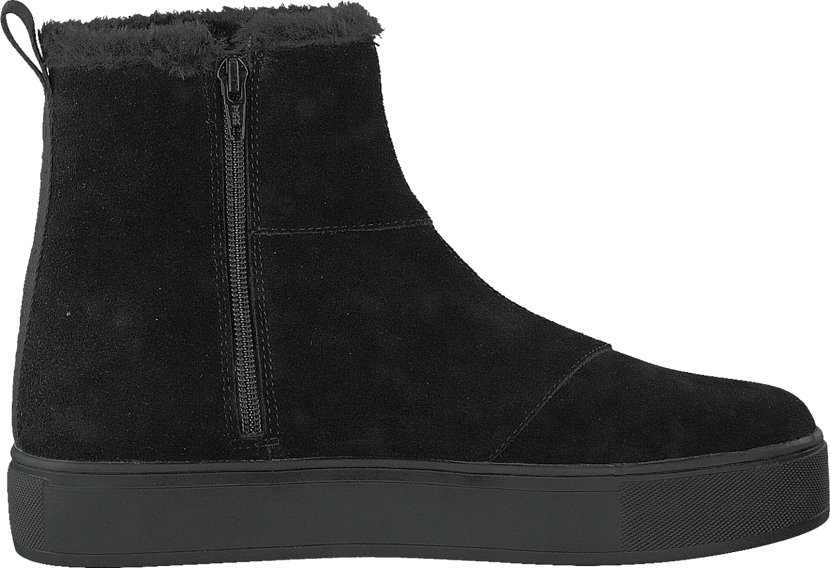 Suede Pile Boot Black