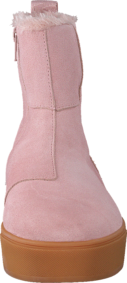 Suede Pile Boot Soft Pink