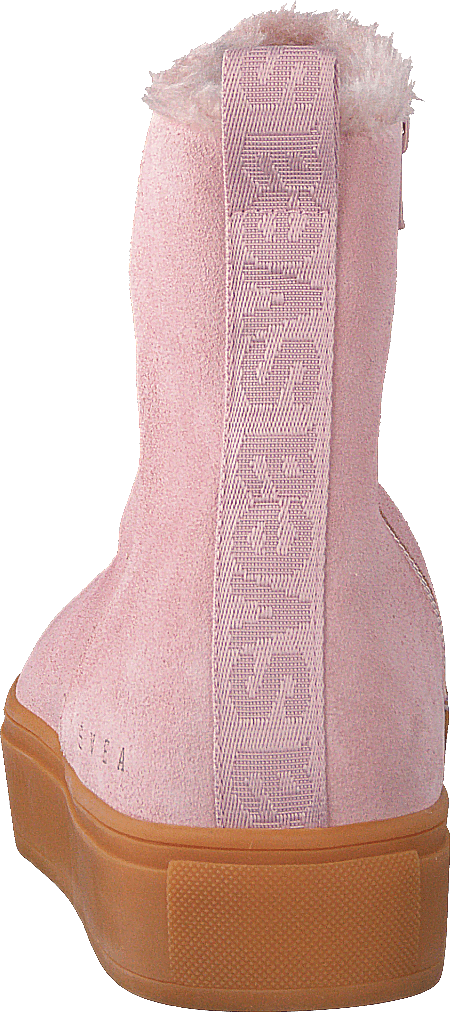 Suede Pile Boot Soft Pink