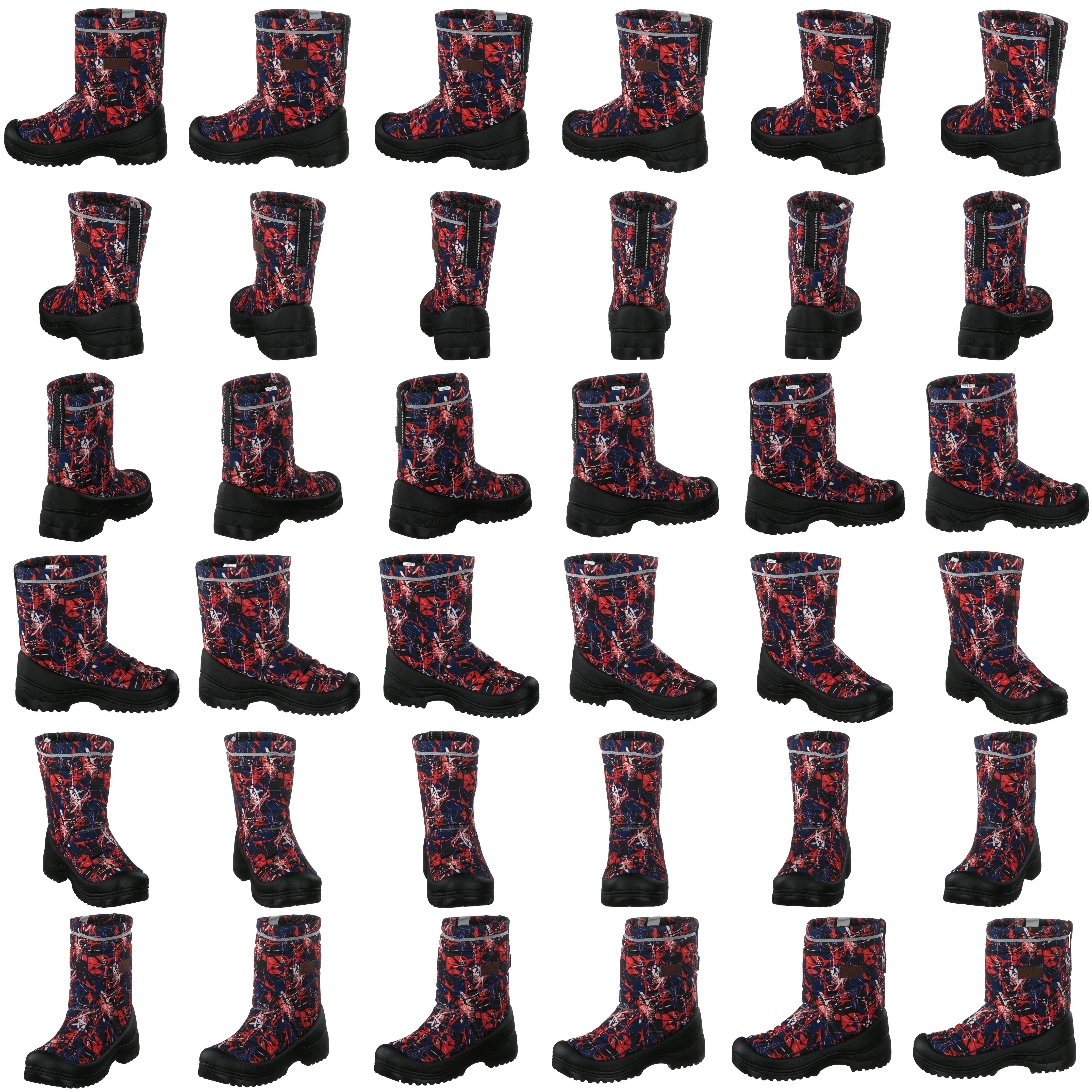 414-8001 Waterproof Warm Lined Navy/red - Bild 8