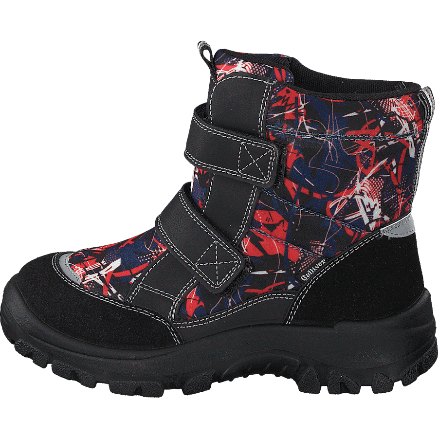 414-6107 Waterproof Warm Lined Navy/red