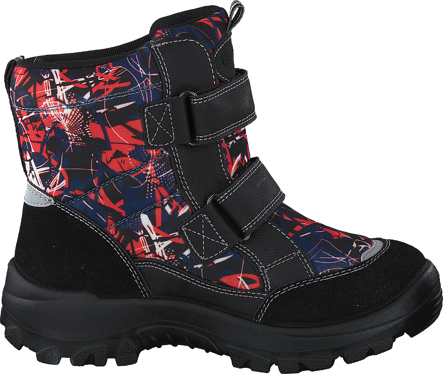 414-6107 Waterproof Warm Lined Navy/red - Bild 2