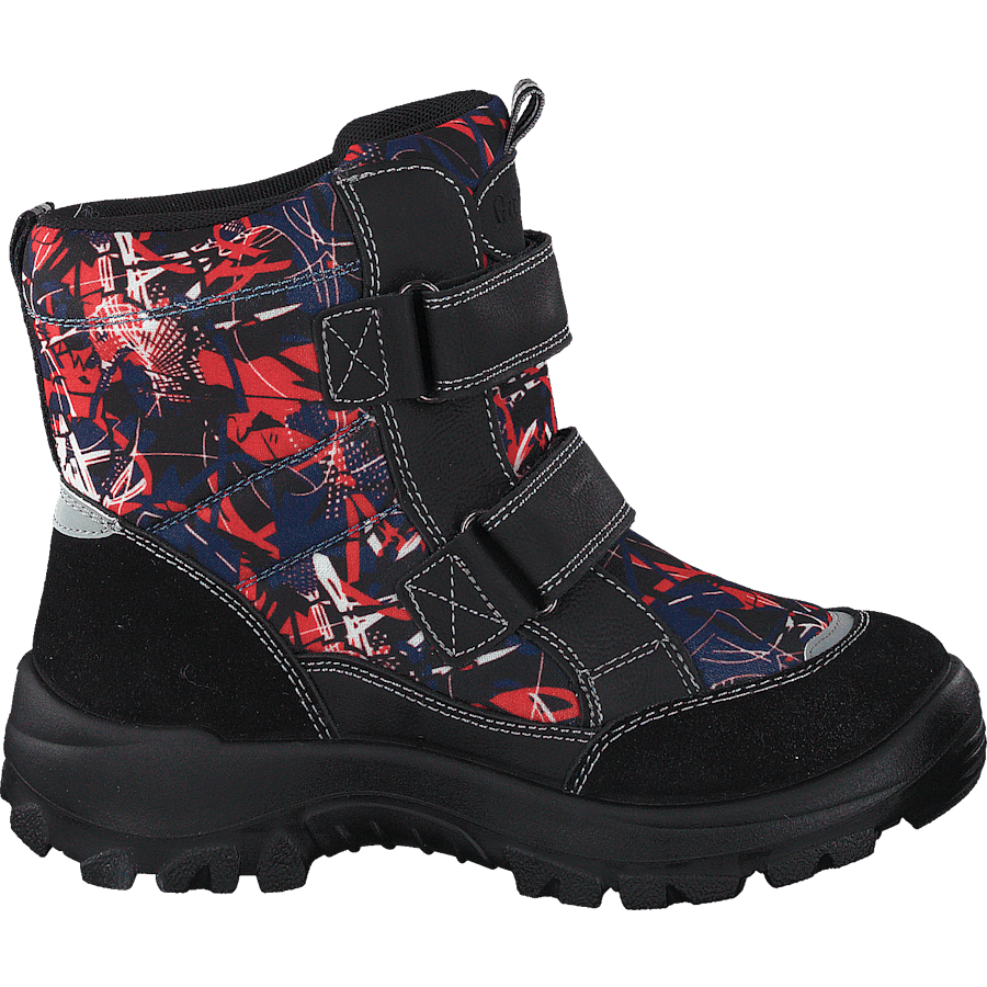 414-6107 Waterproof Warm Lined Navy/red - Bild 2