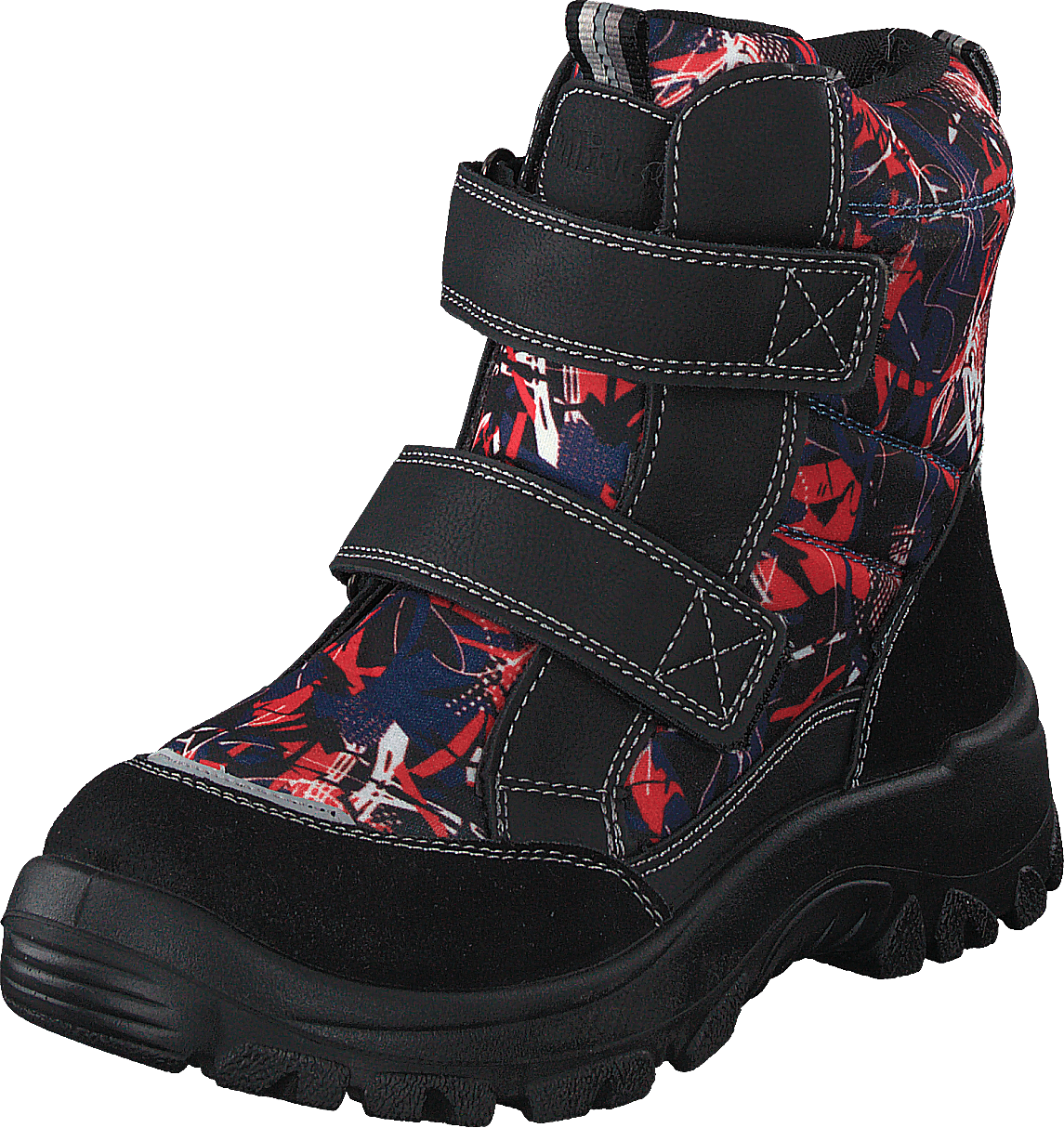 414-6107 Waterproof Warm Lined Navy/red