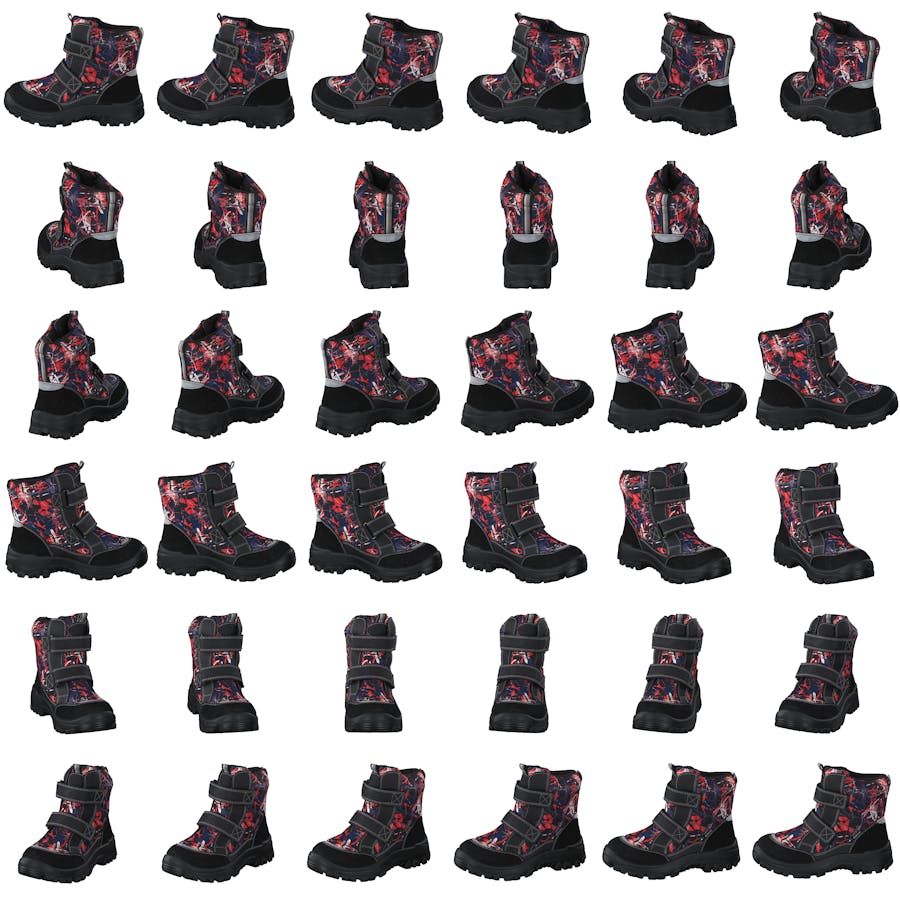 414-6107 Waterproof Warm Lined Navy/red - Bild 8