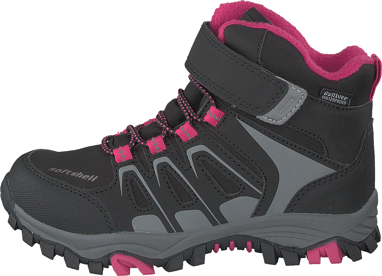 435-0509 Waterproof Warm Lined Black/fuchsia, Unisex, Scarpe, Stivaletti, scarponi da trekking, Nero, EU 34