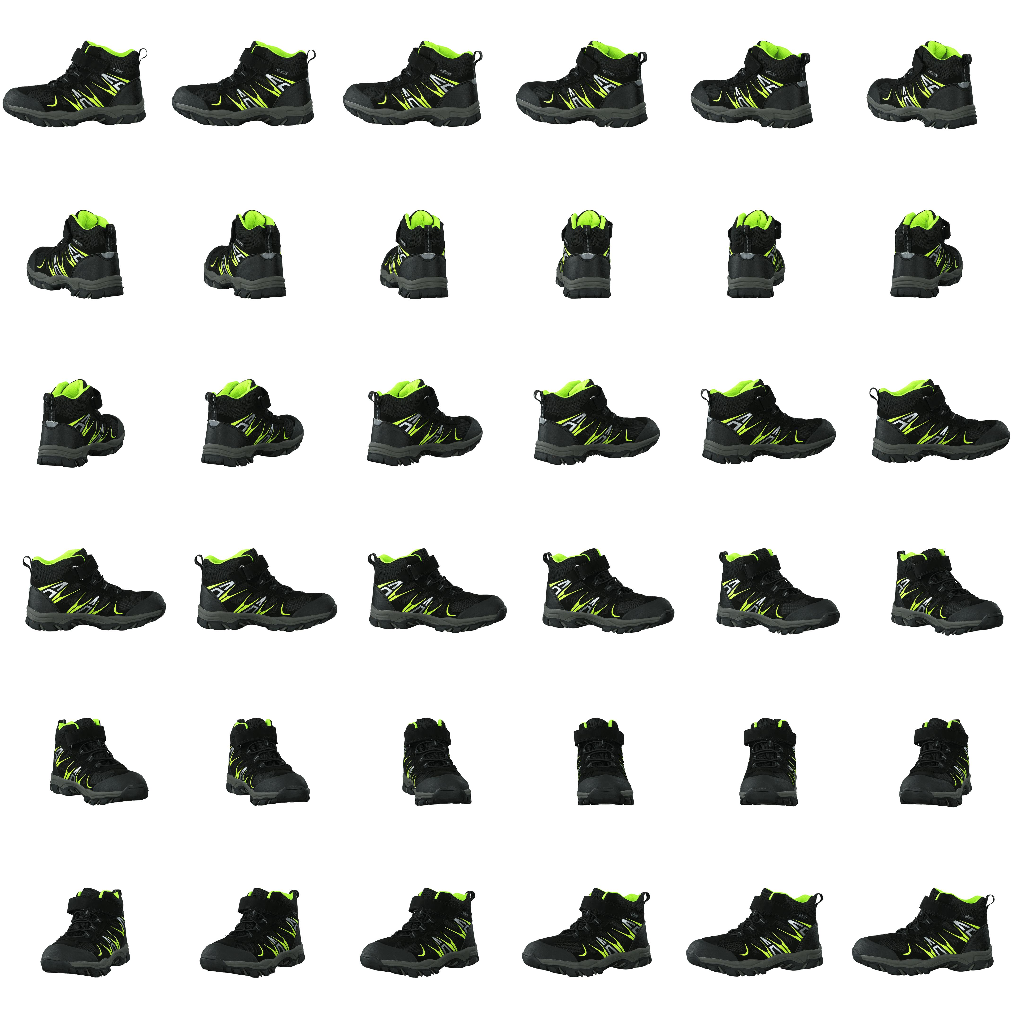 430-2387 Waterproof Warm Lined Black/lime - Bild 8