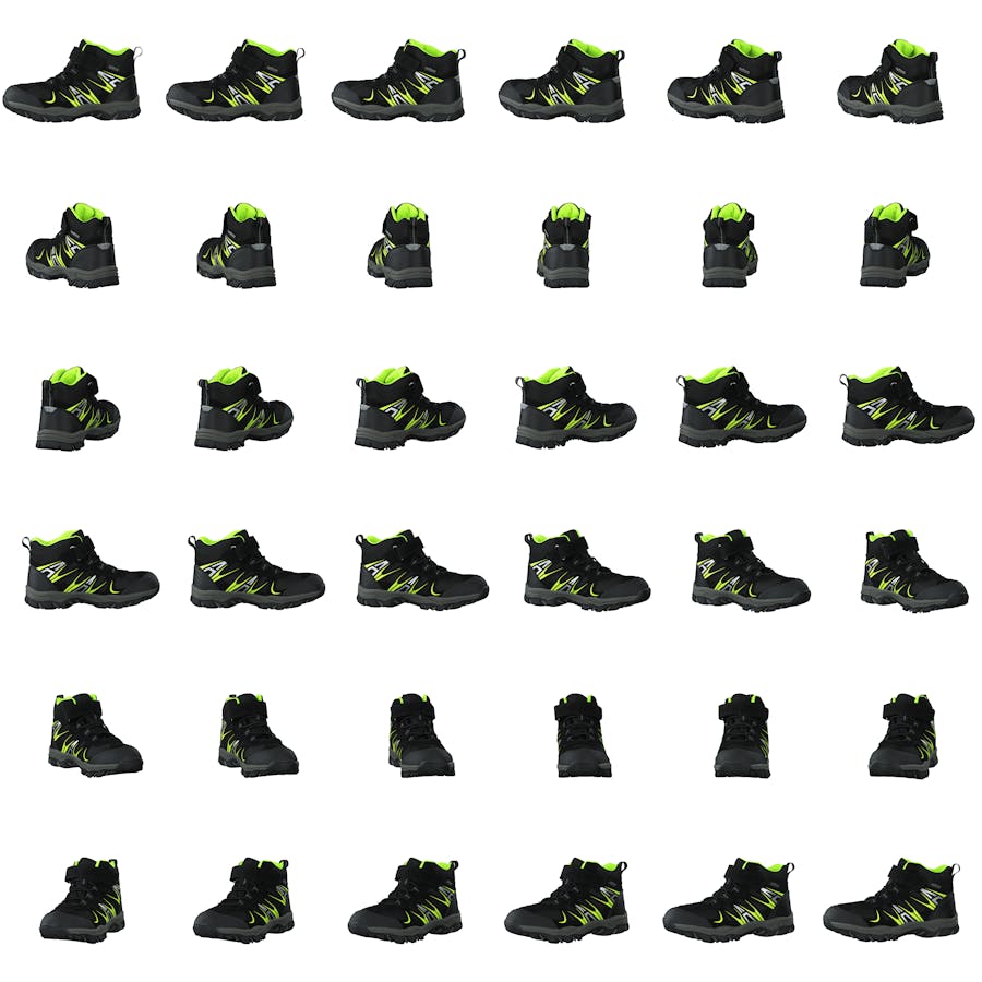 430-2387 Waterproof Warm Lined Black/lime - Bild 8