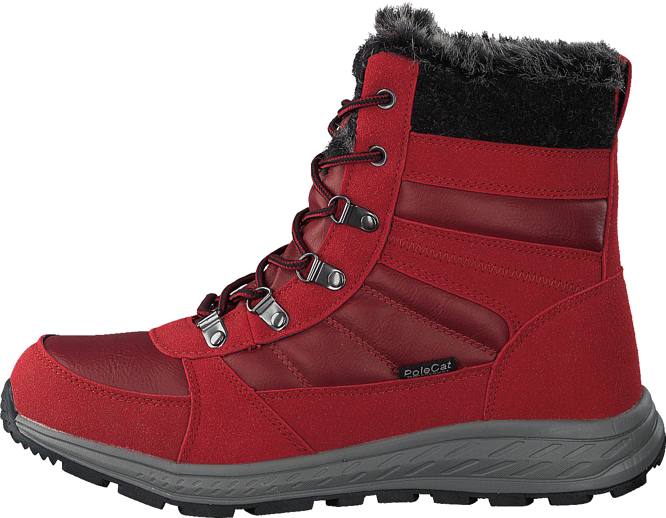 430-2967 Waterproof Warm Lined Red, Female, Scarpe, Stivaletti, Stivaletti, Rosso, EU 36
