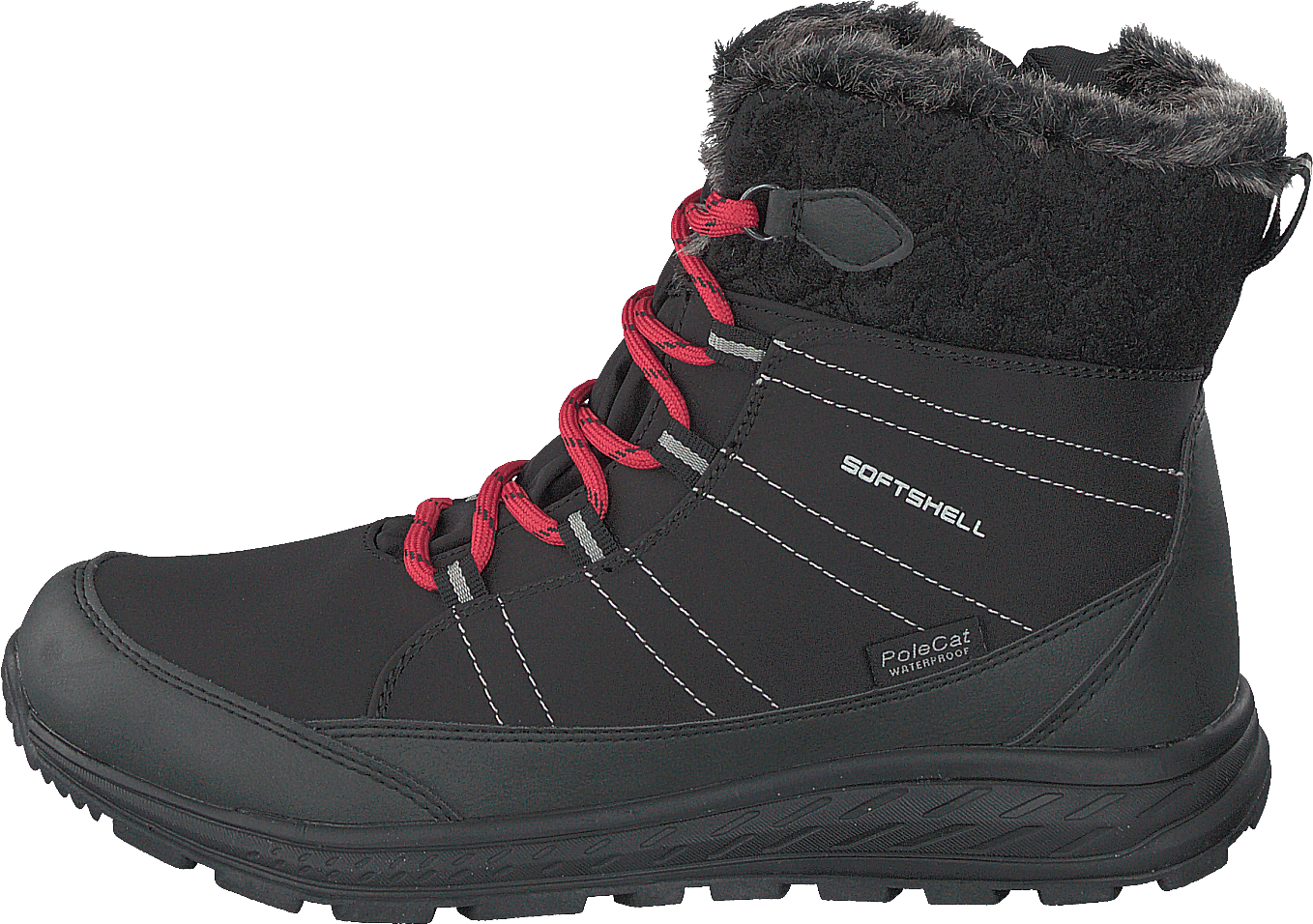 430-9103 Waterproof Warm Lined Black, Female, Shoes, Boots, hiking boots, Grey/Black, EU 36