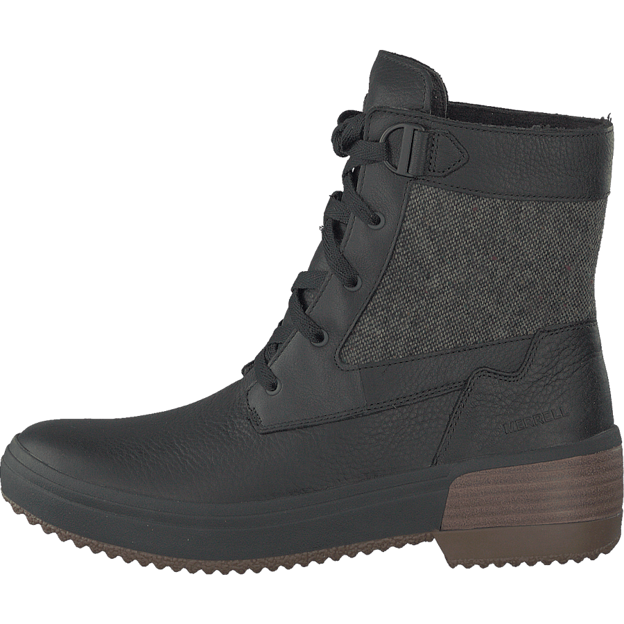 Haven Mid Lace Waterproof Black