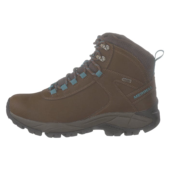 Vego Mid Leather Wtpf Dark Earth/britianny Blue, Female, Shoes, hiking shoes, hiking boots, Brown, UK 6