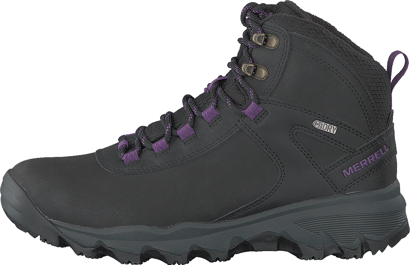 Vego Mid Leather North Wp Ice+ Black/gloxinia