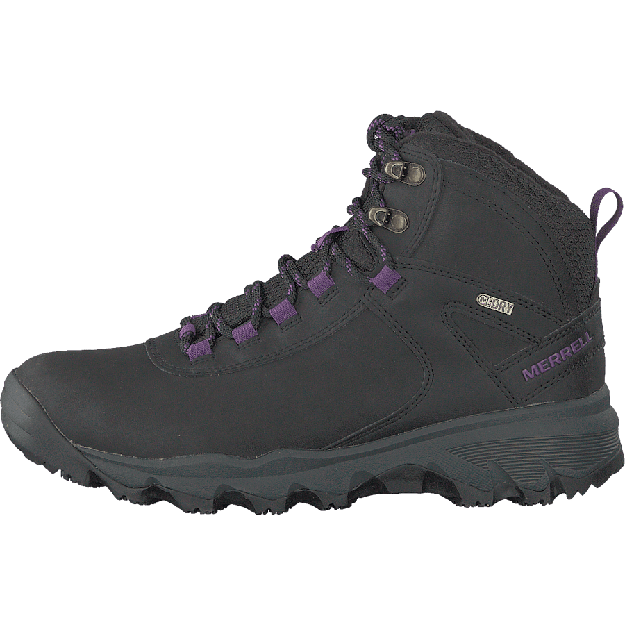 Vego Mid Leather North Wp Ice+ Black/gloxinia